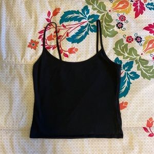 Hollister Black Camisole Crop Top Size S